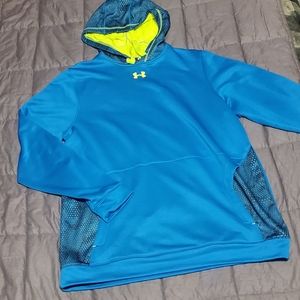 UNDER ARMOUR Blue Sweatshirt Mens Large
